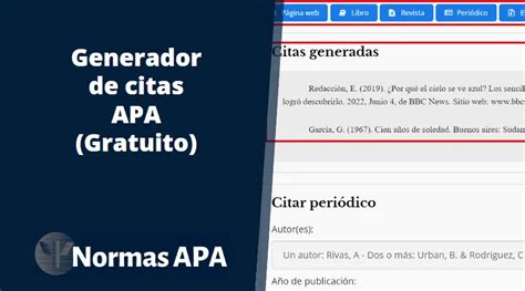 ficha apa generador|Gerador de citação APA